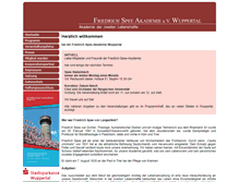 Tablet Screenshot of fsa-wuppertal.de
